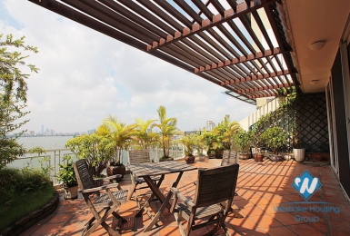 Duplex apartment with lake view for lease in Tay Ho, Ha Noi